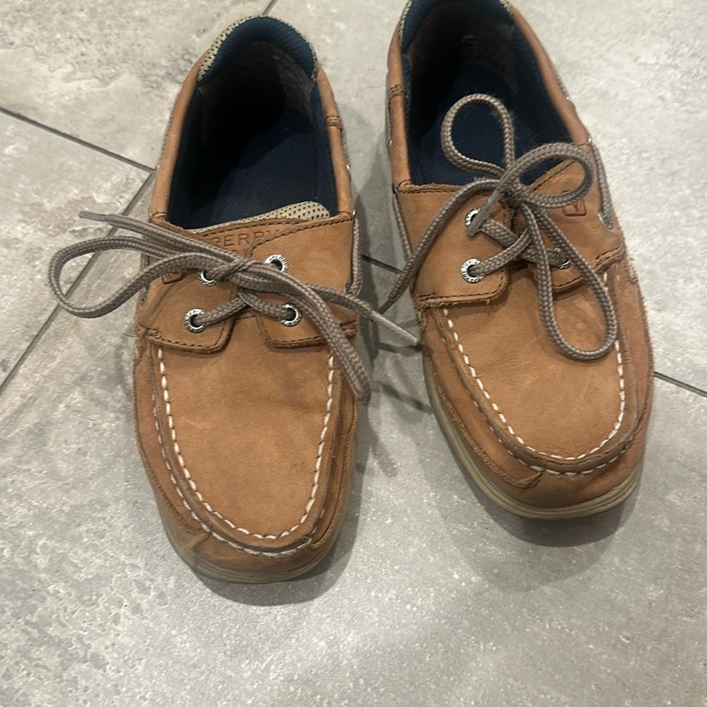 Boys Sperry Topsiders. Size 2.